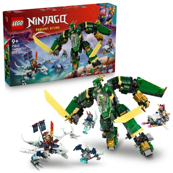 LEGO NINJAGO ROBOTUL AVION CU REACTIE AL LUI LLOYD 71845 - imagine 16