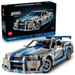 LEGO TECHNIC 2 FAST 2 FURIOUS NISSAN SKYLINE GT-R R34 42210 - imagine 16