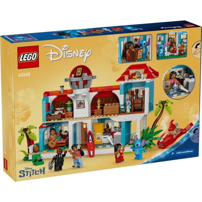 LEGO DISNEY CASA DE PE PLAJA A LUI LILO SI STITCH 43268 - imagine 17