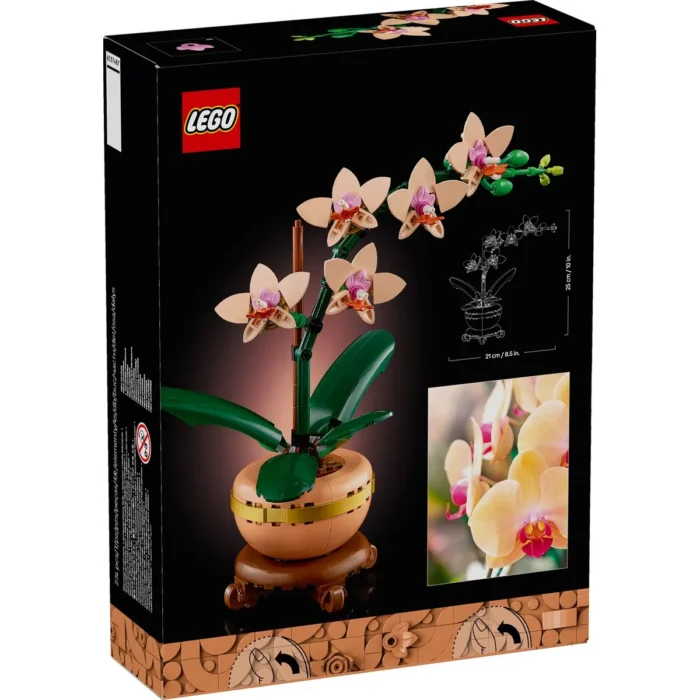 LEGO BOTANICALS MINI ORHIDEE 10343 - imagine 17