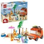 LEGO BLUEY CALATORIA FAMILIEI LUI BLUE CU MASINA LA PLAJA 11202 - imagine 8