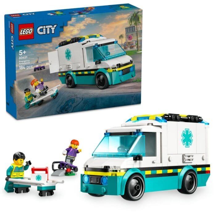 LEGO CITY AMBULANTA DE URGENTE 60451 - imagine 8