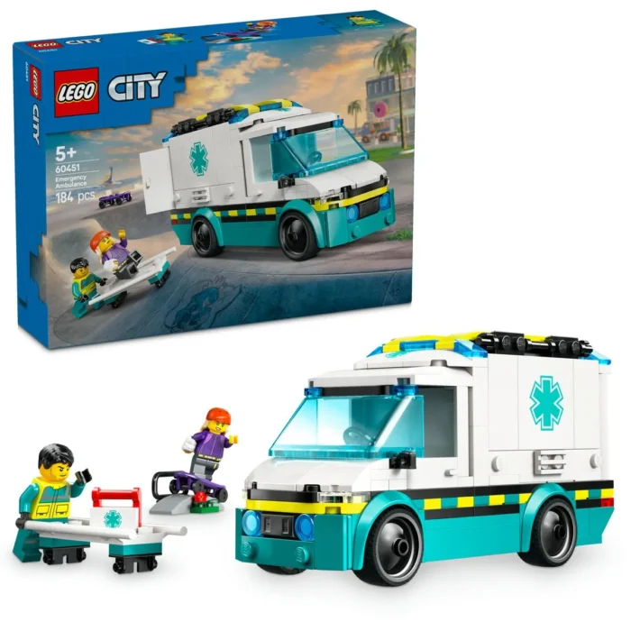 LEGO CITY AMBULANTA DE URGENTE 60451 - imagine 17