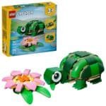 LEGO CREATOR BROASCA TESTOASA CU O FLOARE DE NUFAR 31377 - imagine 9