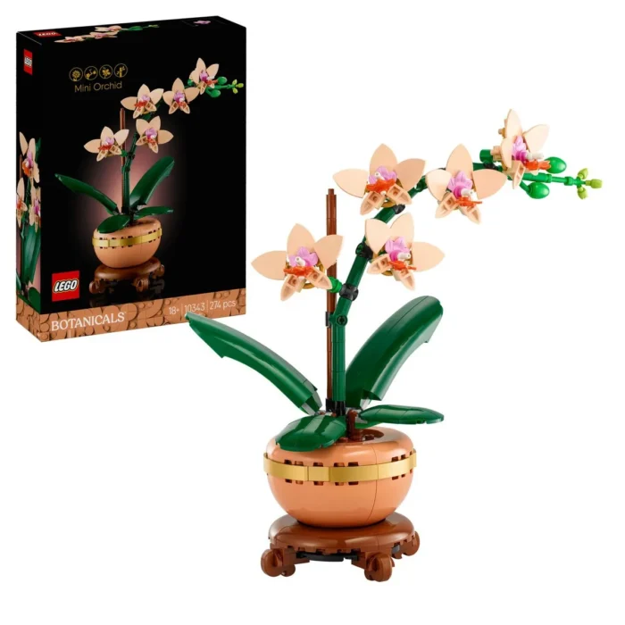 LEGO BOTANICALS MINI ORHIDEE 10343 - imagine 18