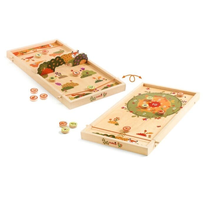 Joc de indemanare din lemn 2 în 1, Djeco - imagine 3