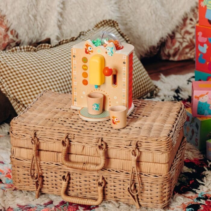 Joc de rol Espressor din lemn, Djeco - imagine 4