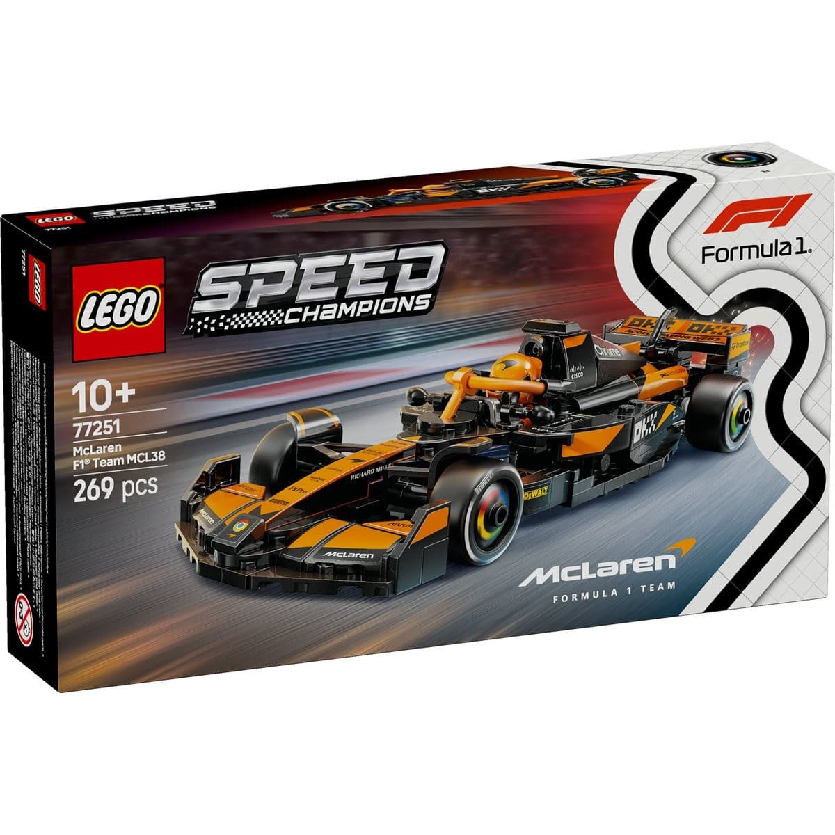 1 LEGO SPEED CHAMPIONS MASINA DE CURSE F1 MCLAREN 77251 - imagine 1