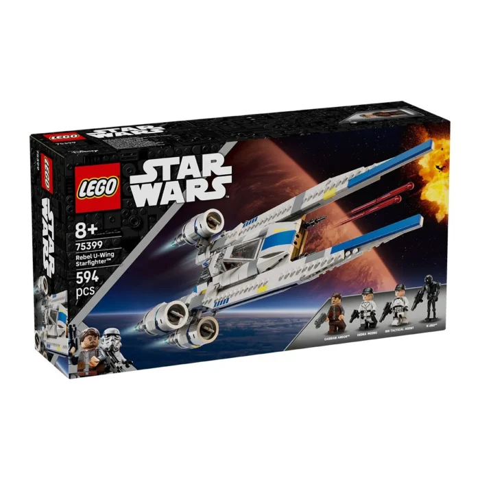 LEGO STAR WARS NAVA STELARA U-WING A REBELILOR 75399 - imagine 10