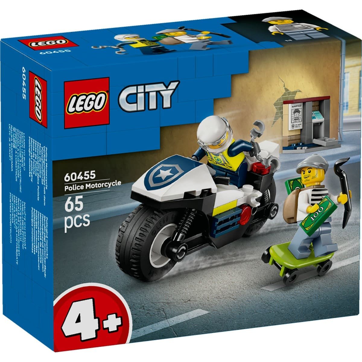 1 LEGO CITY URMARIRE CU MOTOCICLETA DE POLITIE 60455 - imagine 1