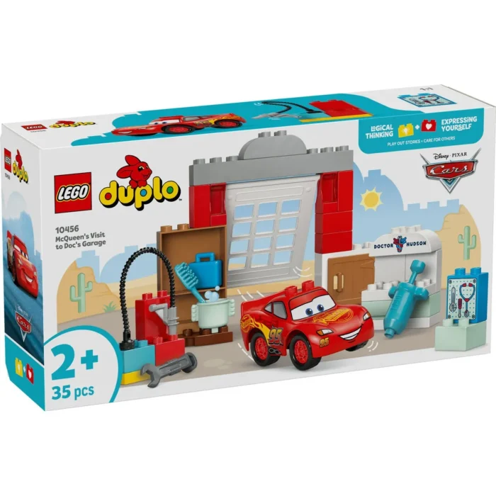 LEGO DUPLO VIZITA LUI MCQUEEN LA GARAJUL LUI DOC 10456 - imagine 8