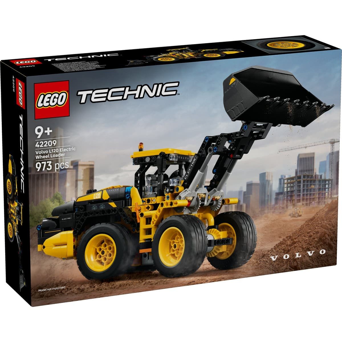 1 LEGO TECHNIC INCARCATOR FRONTAL VOLVO L120 ELECTRIC 42209 - imagine 1