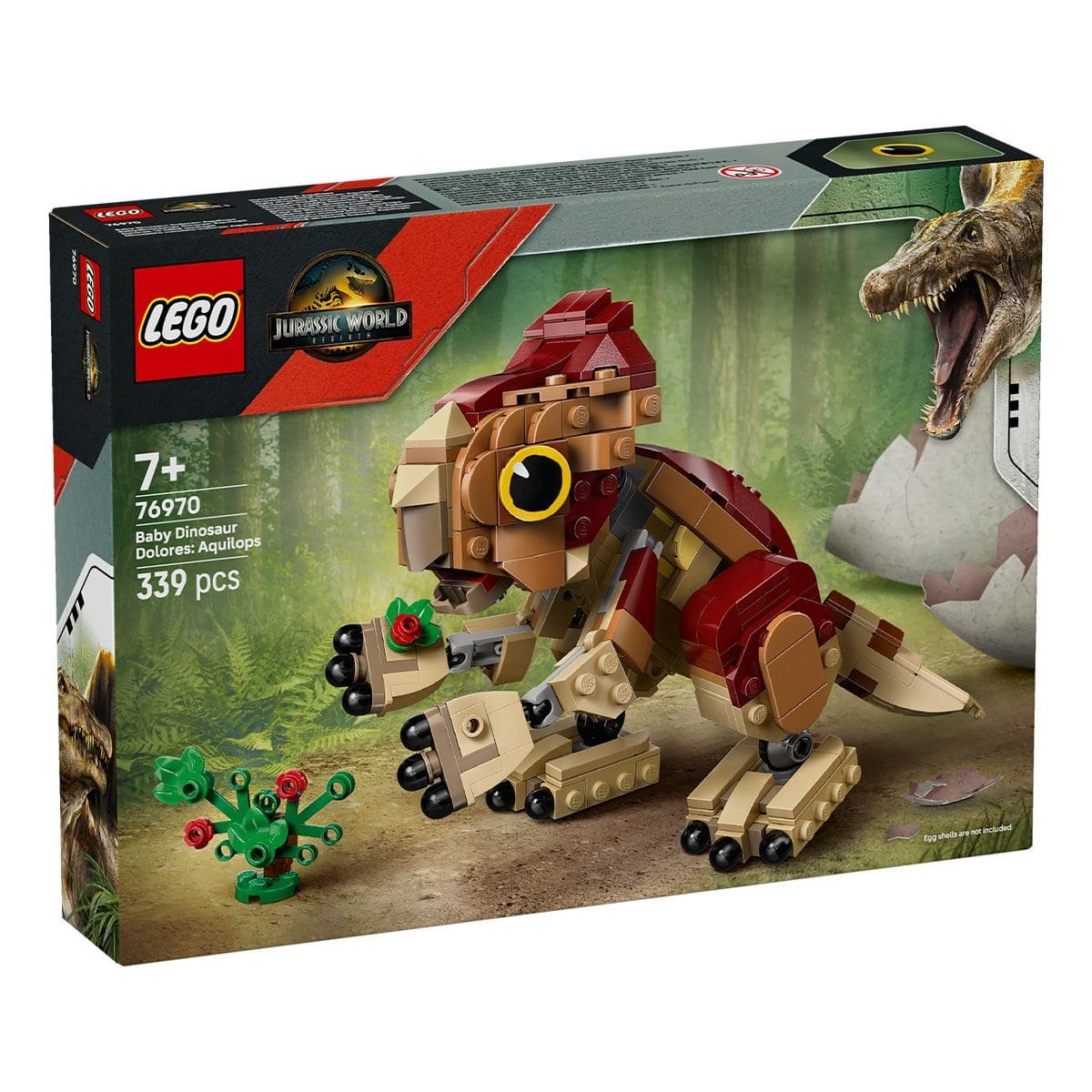 1 LEGO JURASSIC WORLD RENASTEREA PUIUL DE DINOZAUR DOLORES AQUILOPS 76970 - imagine 1