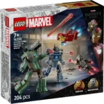 LEGO MARVEL IRON MAN SI WAR MACHINE VS DRONELE HAMMER 76320 - imagine 10