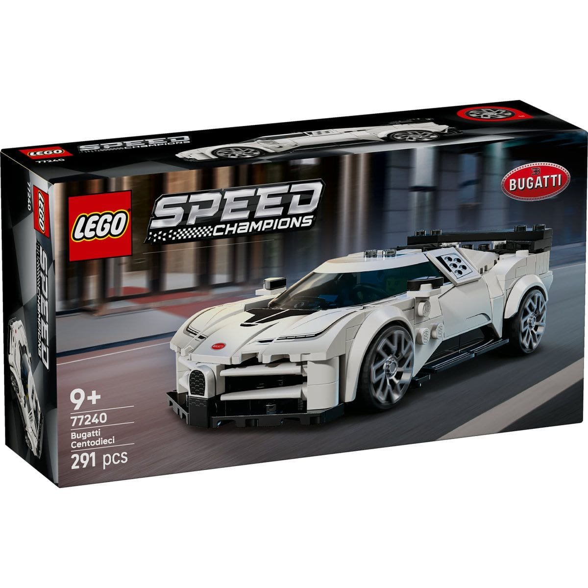 1 LEGO SPEED CHAMPIONS HIPERMASINA SPORT BUGATTI CENTODIECI 77240 - imagine 1