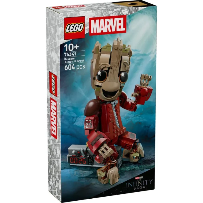 LEGO MARVEL GROOT IN UNIFORMA RAVAGER 76341 - imagine 10