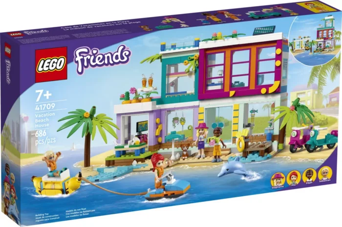 LEGO FRIENDS CASA DE VACANTA DE PE PLAJA 41709 - imagine 10