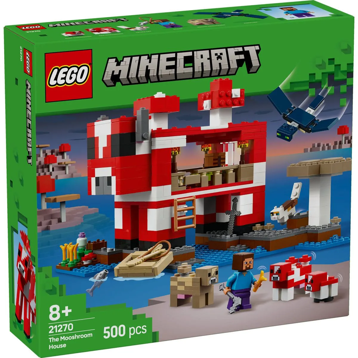 1 LEGO MINECRAFT CASA MOOSHROOM 21270 - imagine 1