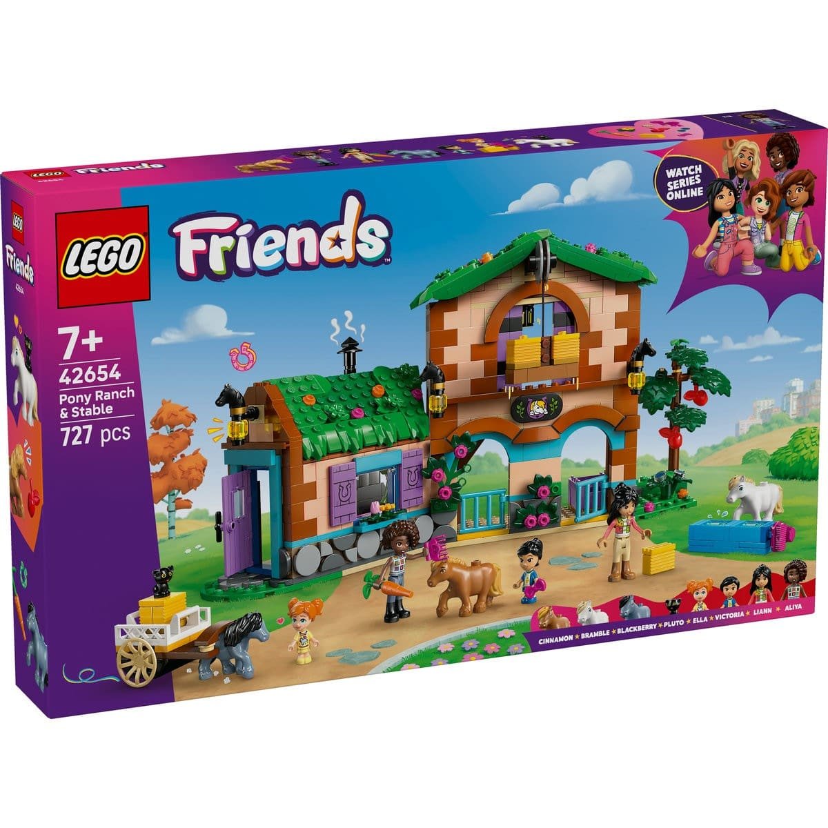 1 LEGO FRIENDS FERMA SI GRAJD PENTRU PONEI 42654 - imagine 1