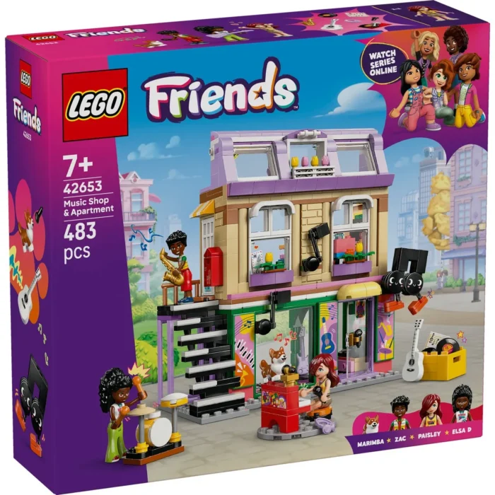 LEGO FRIENDS MAGAZIN DE MUZICA SI APARTAMENT 42653 - imagine 9