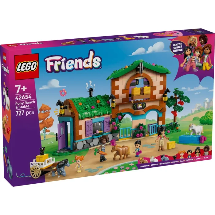 LEGO FRIENDS FERMA SI GRAJD PENTRU PONEI 42654 - imagine 10