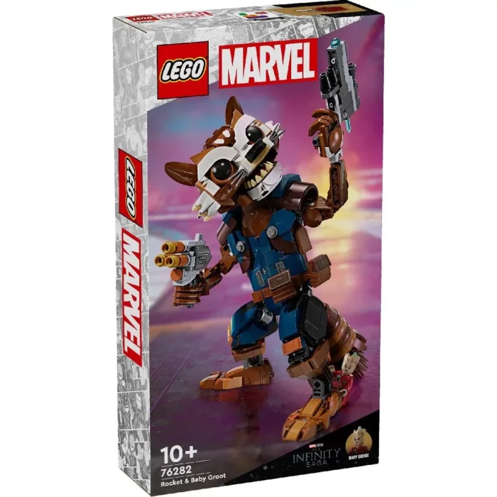 LEGO MARVEL SUPER HEROES ROCKET SI BEBELUSUL GROOT 76282 - imagine 6