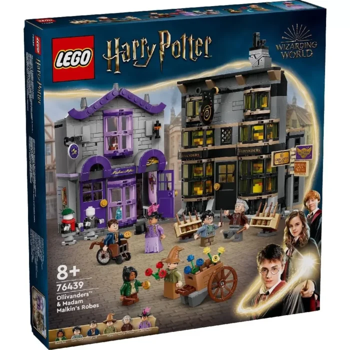 LEGO HARRY POTTER TM OLLIVANDER SI MAGAZINUL DE HAINE AL LUI MADAM MALKIN 76439 - imagine 7