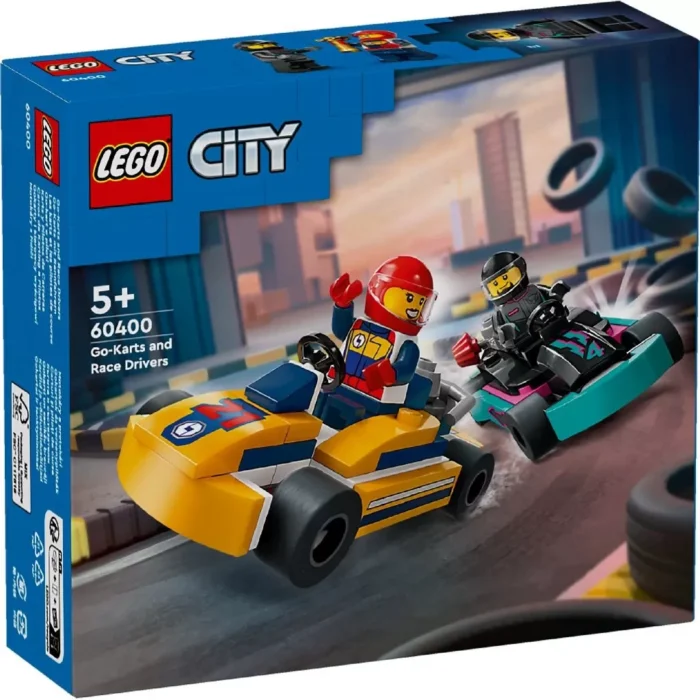 LEGO CITY CARTURI SI PILOTI DE CURSE 60400 - imagine 7