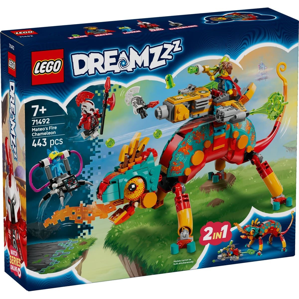 1 LEGO DREAMZZZ CAMELEONUL DE FOC AL LUI MATEO 71492 - imagine 1
