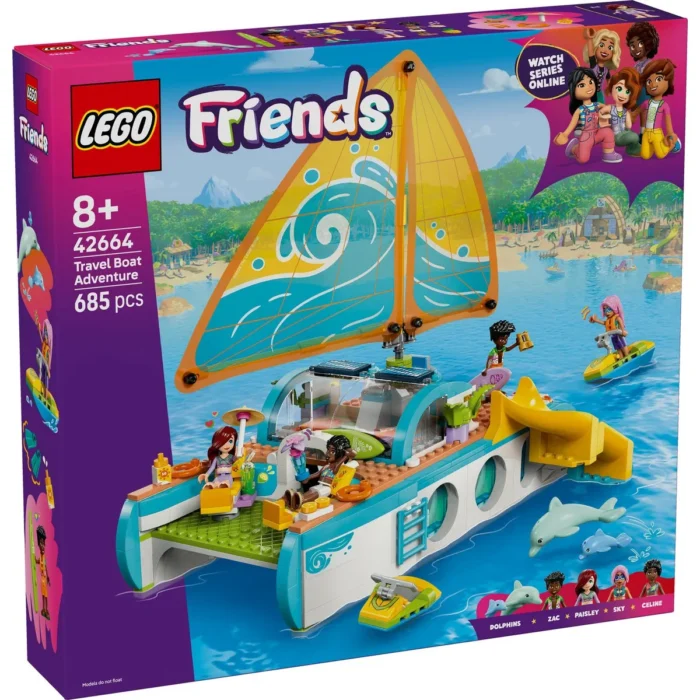 LEGO FRIENDS CALATORIA AVENTUROASA CU BARCA 42664 - imagine 10