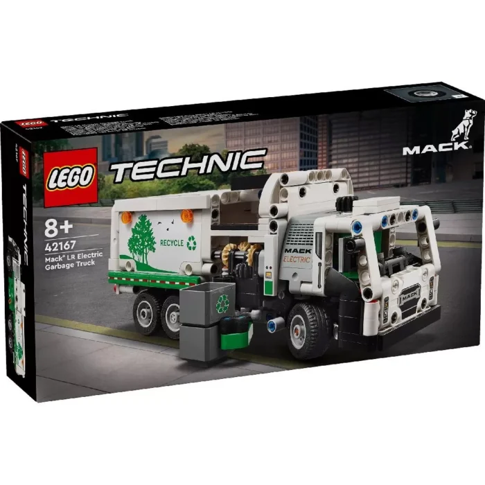 LEGO TECHNIC AUTOGUNOIERA MACK LR ELECTRIC 42167 - imagine 7