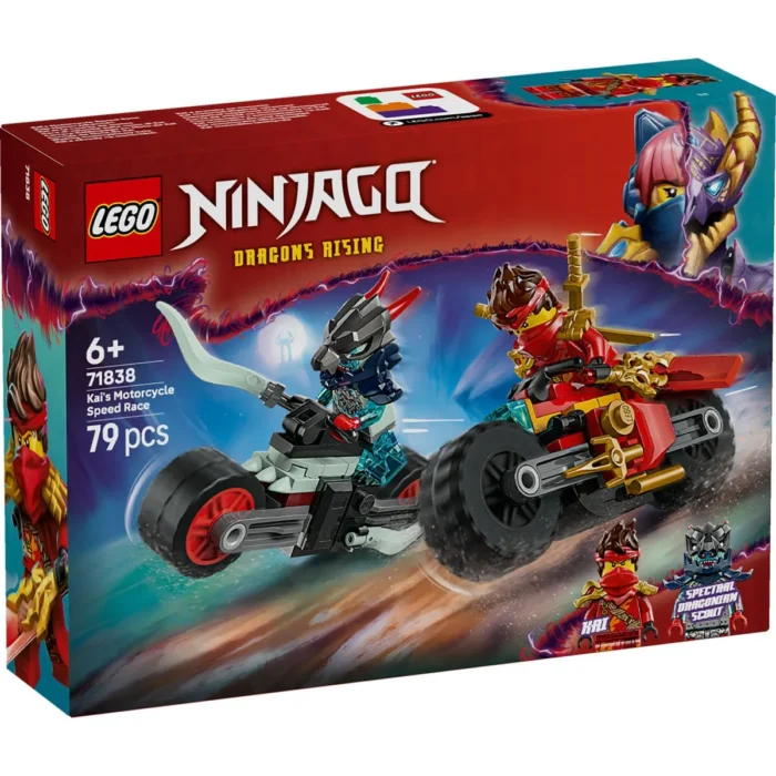 LEGO NINJAGO CURSA DE VITEZA CU MOTOCICLETA LUI KAI 71838 - imagine 10