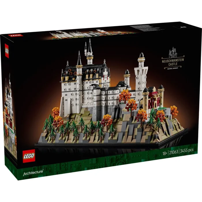 LEGO ARHITECTURE CASTELUL NEUSCHWANSTEIN 21063 - imagine 10