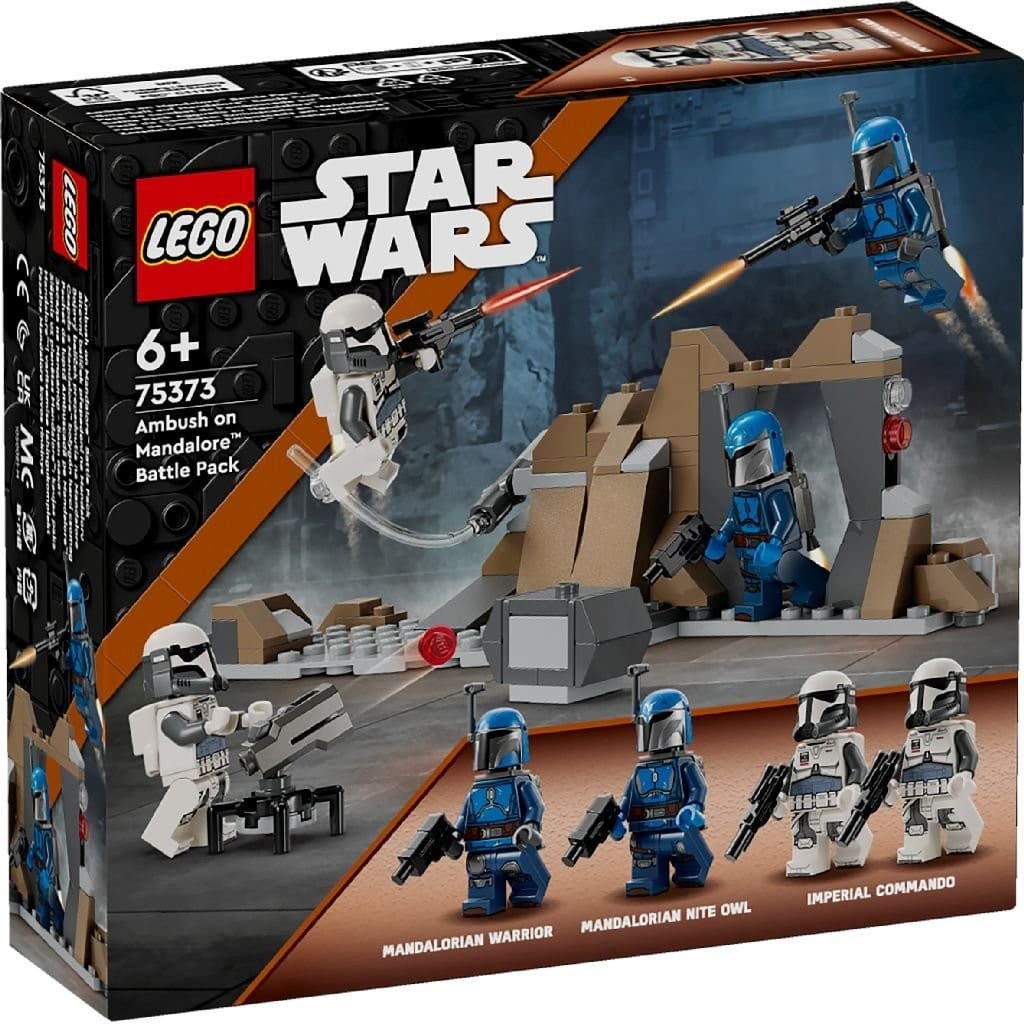 1 LEGO STAR WARS TM PACHET DE LUPTA AMBUSCADA PE MANDALORE 75373 - imagine 1