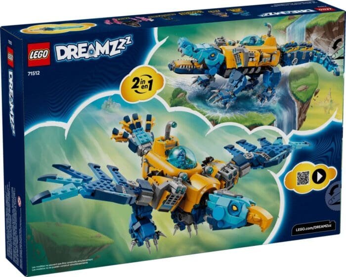 LEGO DREAMZZZ SUBMARIN CROCODIL 71512 - imagine 2