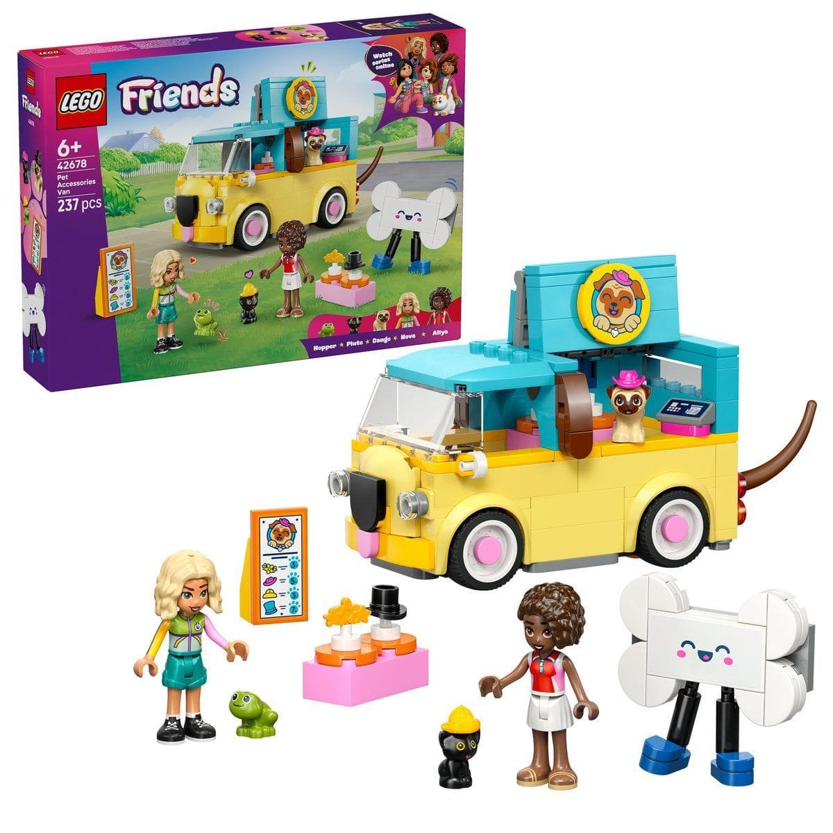 10_LEGO42678 LEGO FRIENDS FURGONETA CU ACCESORII PENTRU ANIMALE DE COMPANIE 42678 - imagine 1