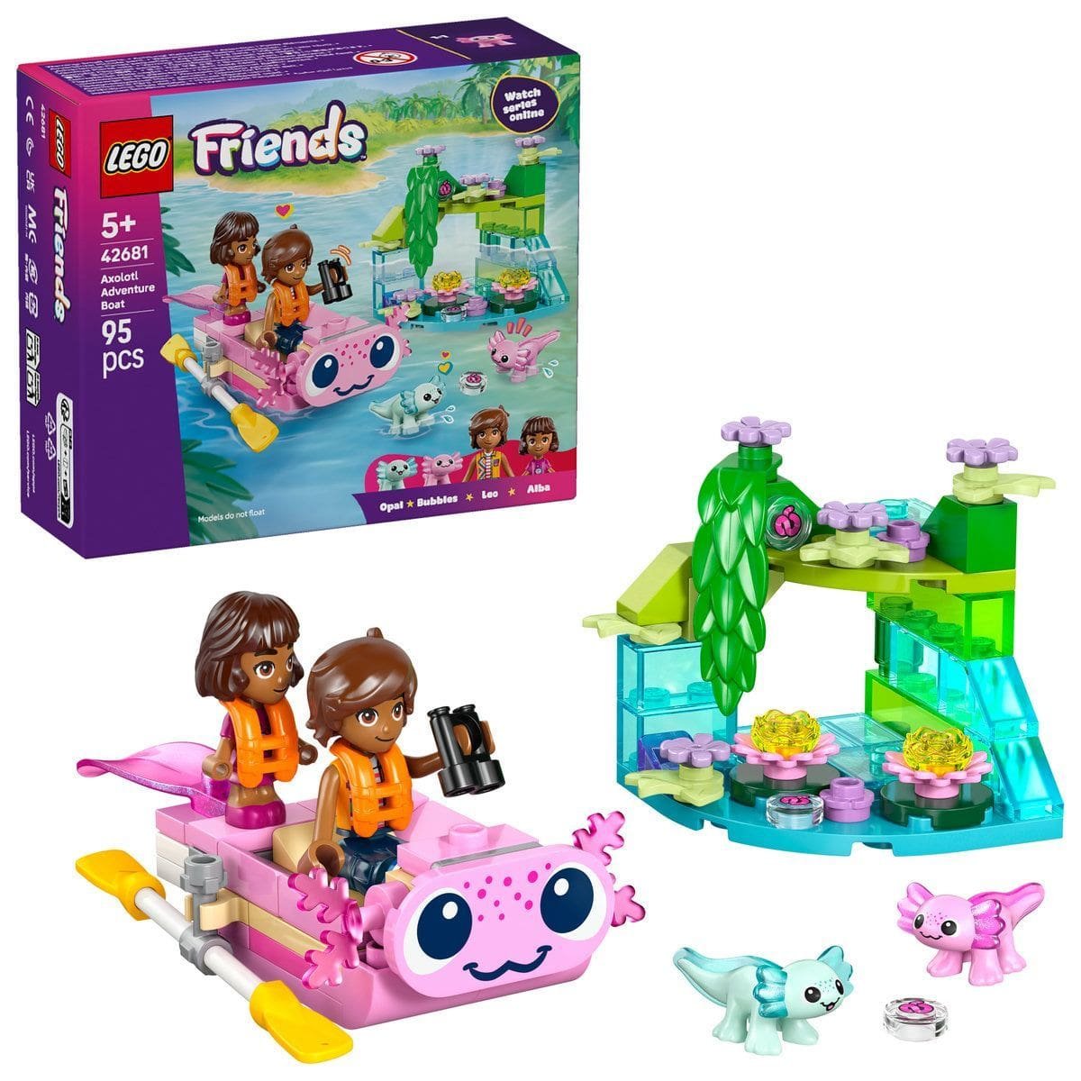 10_LEGO42681 LEGO FRIENDS BARCA AXOLOTL PENTRU AVENTURI 42681 - imagine 1