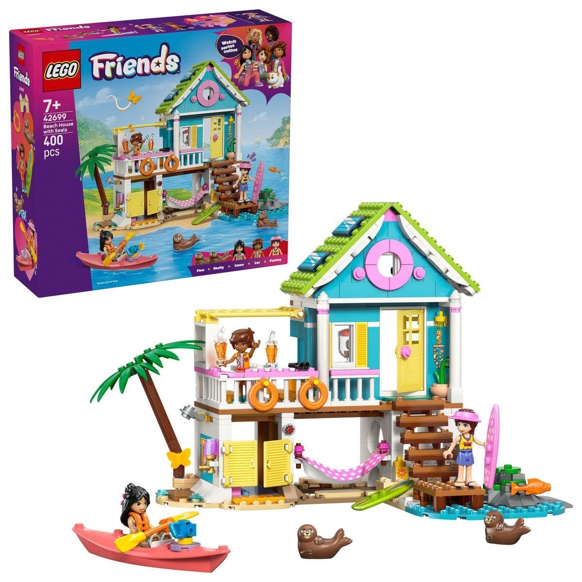 10_LEGO42699 LEGO FRIENDS CASA PE PLAJA CU FOCI 42699 - imagine 1