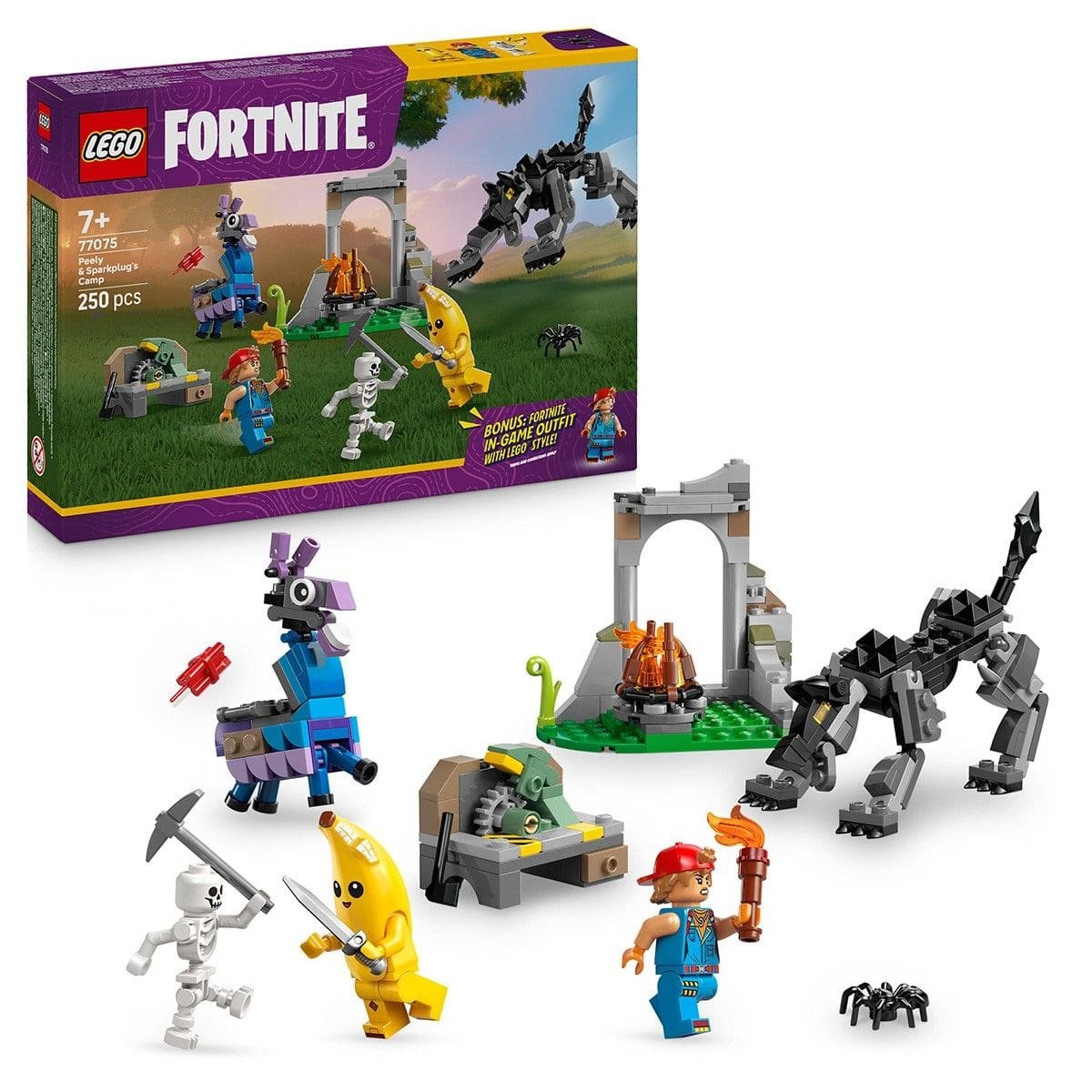 10_LEGO77075 LEGO FORTNITE TABARA LUI PEELY SI SPARKPLUG 77075 - imagine 1