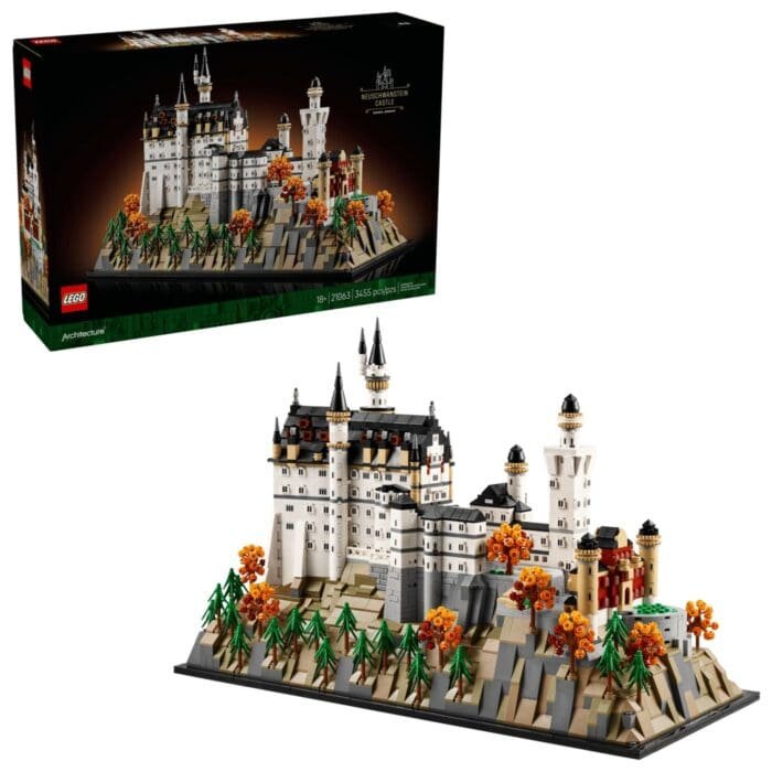 LEGO ARHITECTURE CASTELUL NEUSCHWANSTEIN 21063 - imagine 3