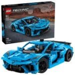LEGO TECHNIC CHEVROLET CORVETTE STINGRAY ALBASTRU 42217 - imagine 3