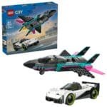 LEGO CITY AVION CU REACTIE VS MASINA 60489 - imagine 2