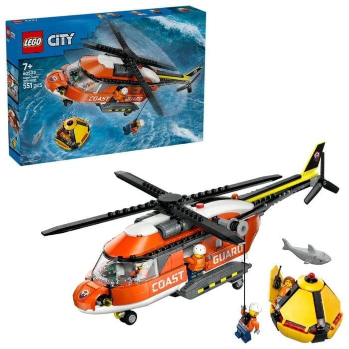 LEGO CITY ELICOPTER AL PAZEI DE COASTA 60503 - imagine 2