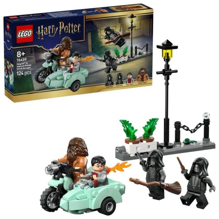 LEGO HARRY POTTER HAGRID SI HARRY IN FUGA DE PE ALEEA BOSCHETELOR 76459 - imagine 2