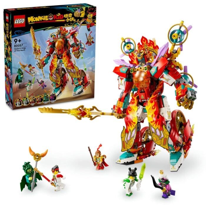 LEGO MONKIE KID ROBOTUL CU INEL DE FOC AL LUI NEZHA 80057 - imagine 2