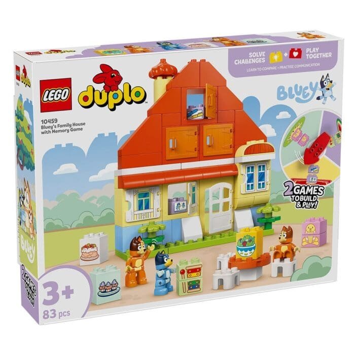 LEGO DUPLO CASA DE FAMILIE A LUI BLUE CU JOC DE MEMORIE 10459 - imagine 2