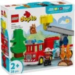 LEGO DUPLO CAMION DE POMPIERI CU FURTUN SI POMPIER 10473 - imagine 10