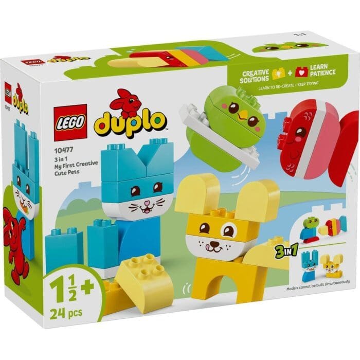 LEGO DUPLO ANIMALUTE DE COMPANIE CREATIVE 3 IN 1 10477 - imagine 3