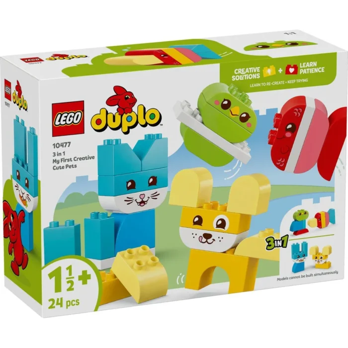 LEGO DUPLO ANIMALUTE DE COMPANIE CREATIVE 3 IN 1 10477 - imagine 10