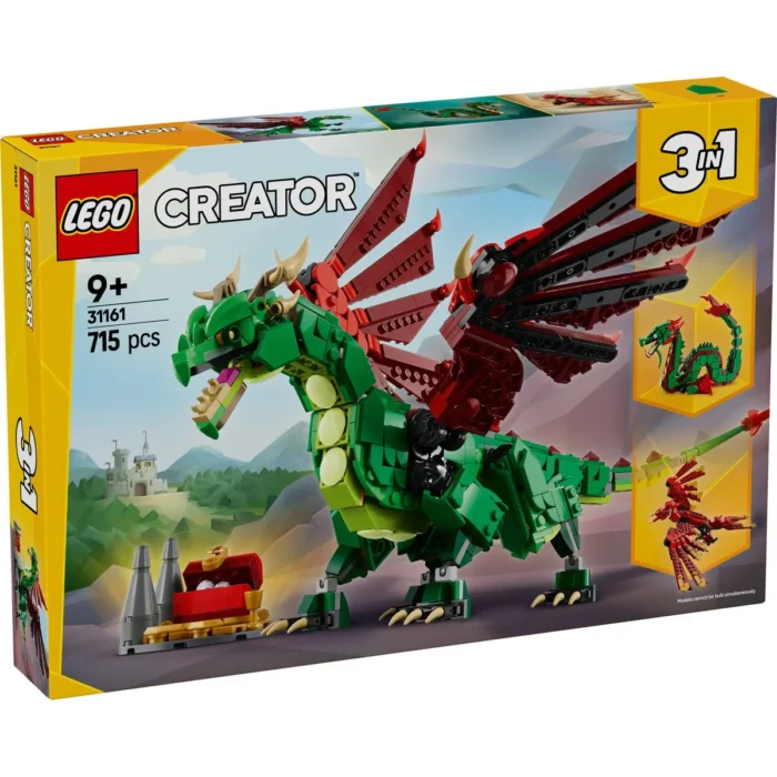 LEGO CREATOR DRAGON MEDIEVAL 31161 - imagine 10